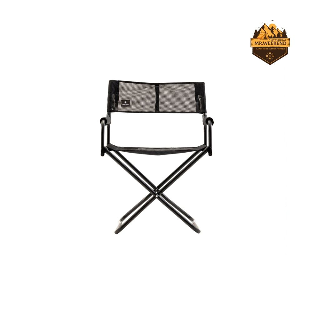Ghế Lưới Dã Ngoại Snow Peak Mesh FD Chair Black LV-077M-BK