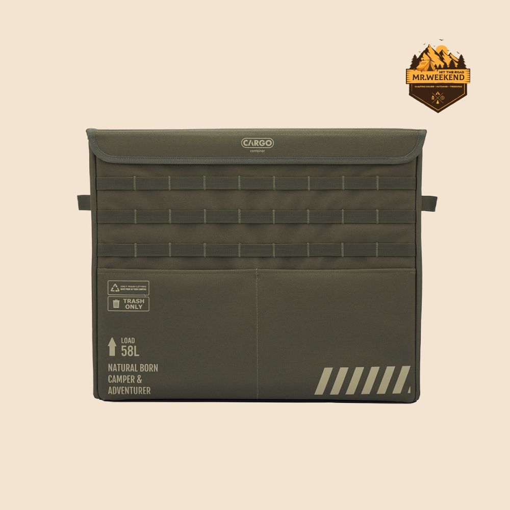 Thùng Rác Dã Ngoại Đôi Cargo Container Twin Trash Box 58L