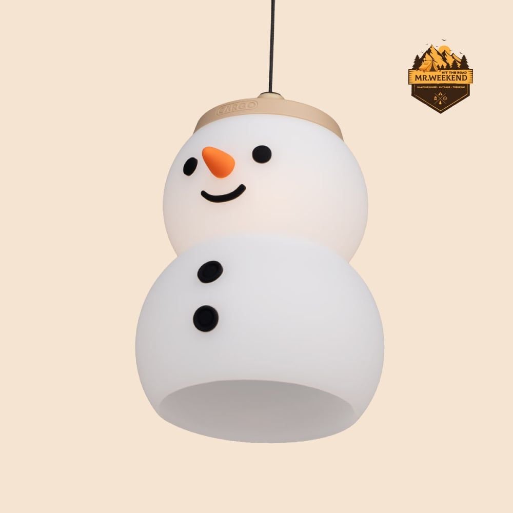 Chụp Đèn Người Tuyết Cargo Container Snowman Shade Decor