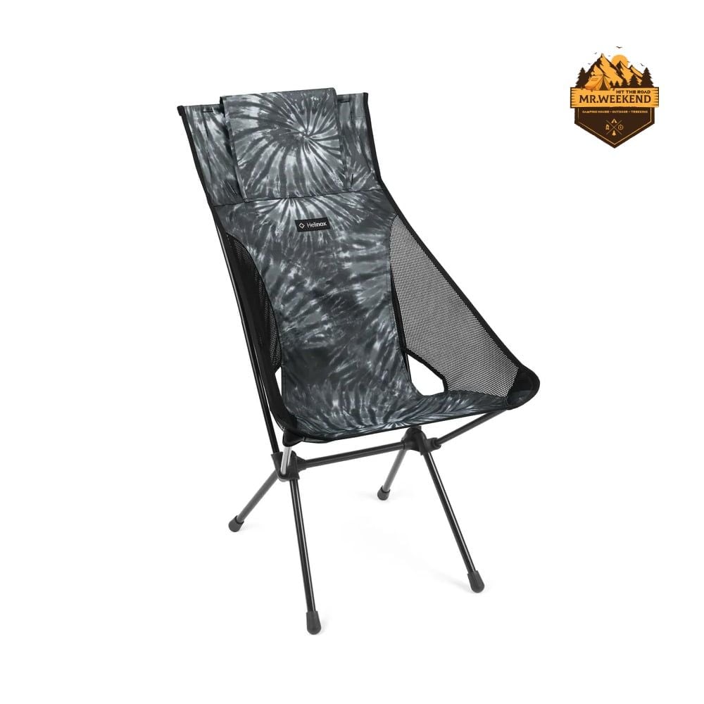 Ghế Cắm Trại Lưng Cao Helinox Sunset Chair - Black Tie Dye