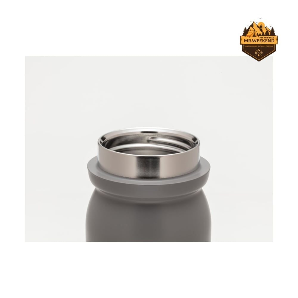 Bình Giữ Nhiệt Dã Ngoại Snow Peak Stainless Vacuum Bottle Type M350 Ash (TW-351-AS)