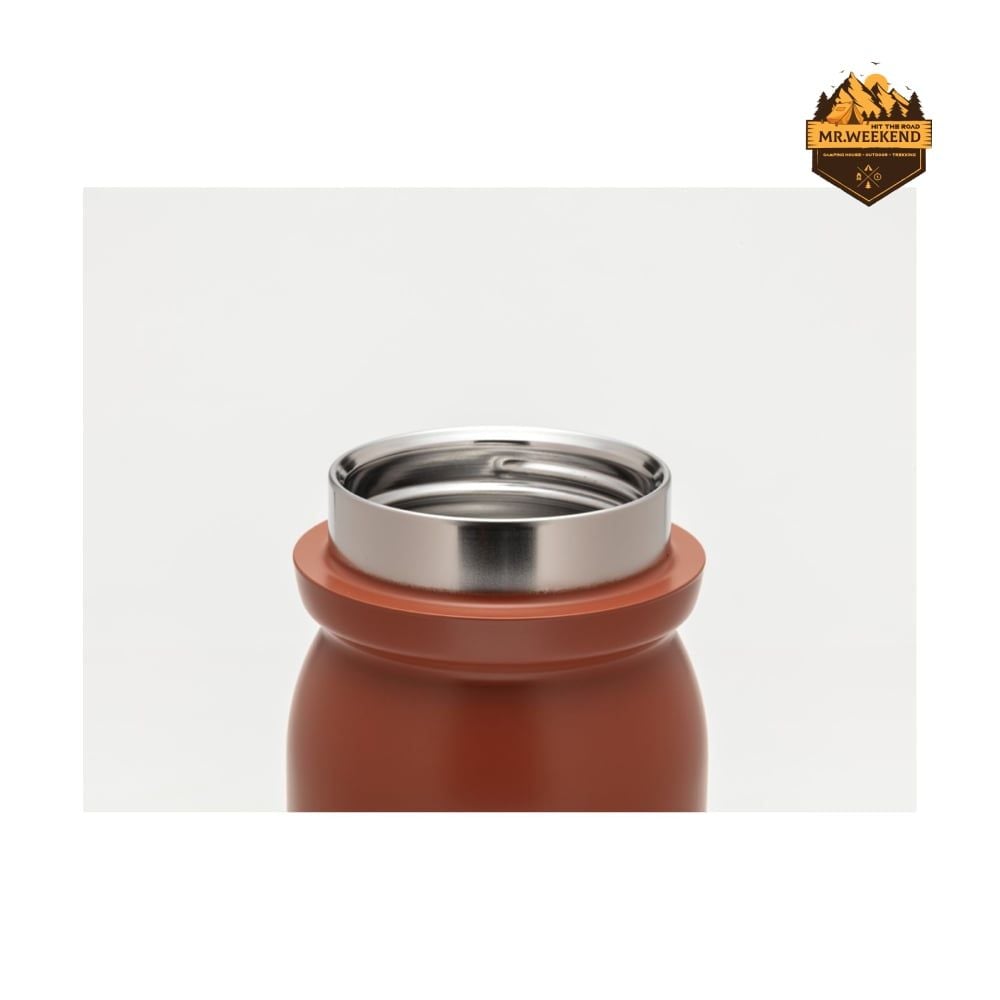 Bình Giữ Nhiệt Dã Ngoại Snow Peak Stainless Vacuum Bottle Type M350 Red Clay (TW-351-RC)