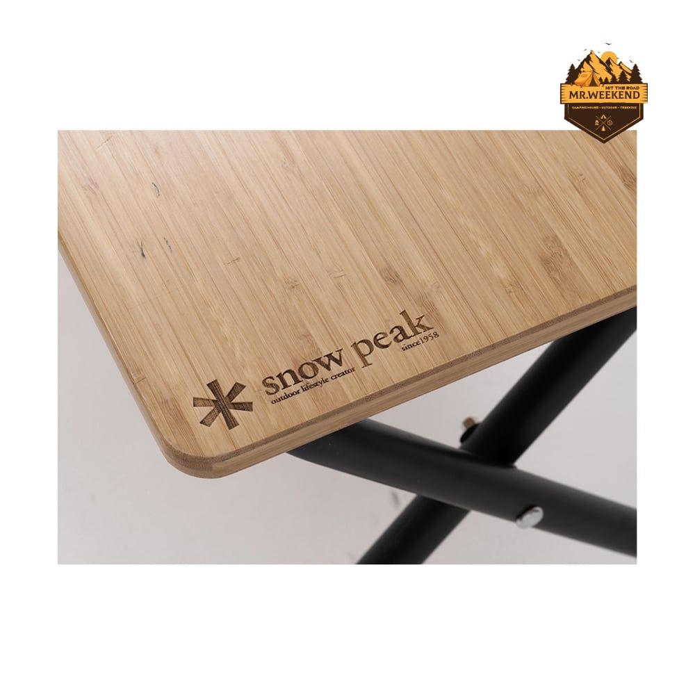 Ghế Băng Dã Ngoại Dài Snow Peak Folding Shelf Long Light Bamboo (LV-066TL)