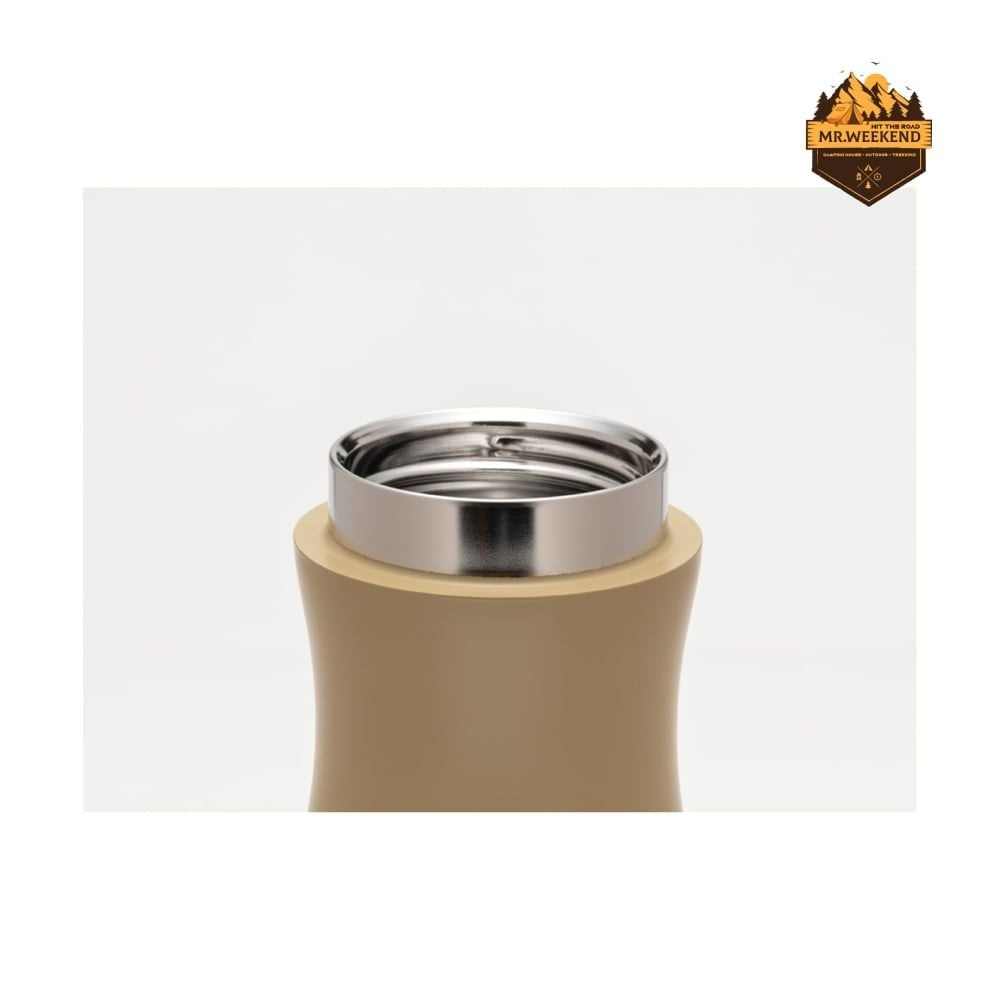 Bình Giữ Nhiệt Dã Ngoại Snow Peak Stainless Vacuum Bottle Type T350 Sand (TW-350-SN)