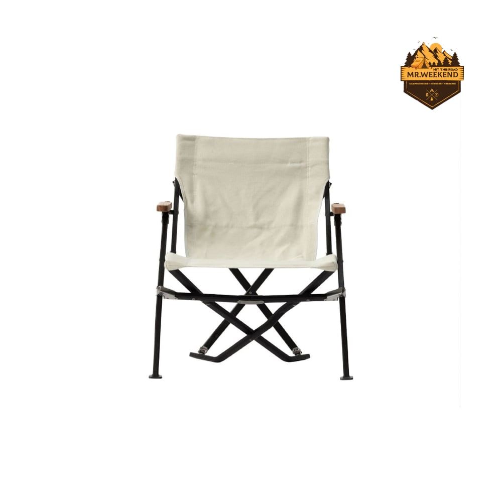 Ghế Dã Ngoại Snow Peak Low Chair Short Ivory LV-093IV