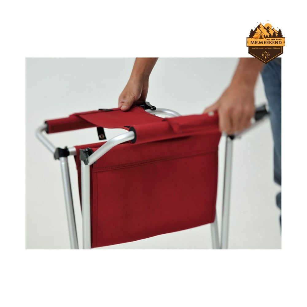 Ghế Gấp Dã Ngoại Snow Peak FD Chair Wide RD LV-077RD (Màu Đỏ)