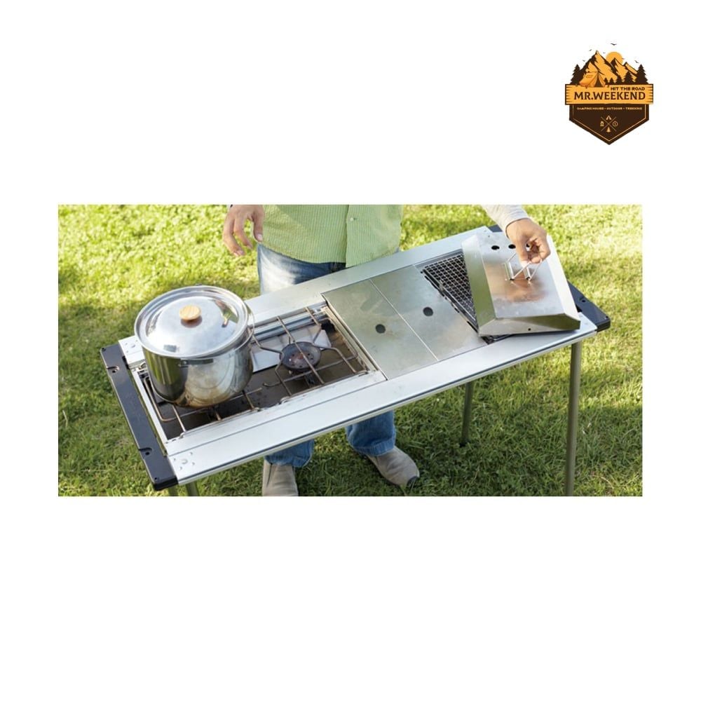 Khung Bàn Cắm Trại Đa Năng Snow Peak IGT Iron Grill Table Frame Long (CK-150)