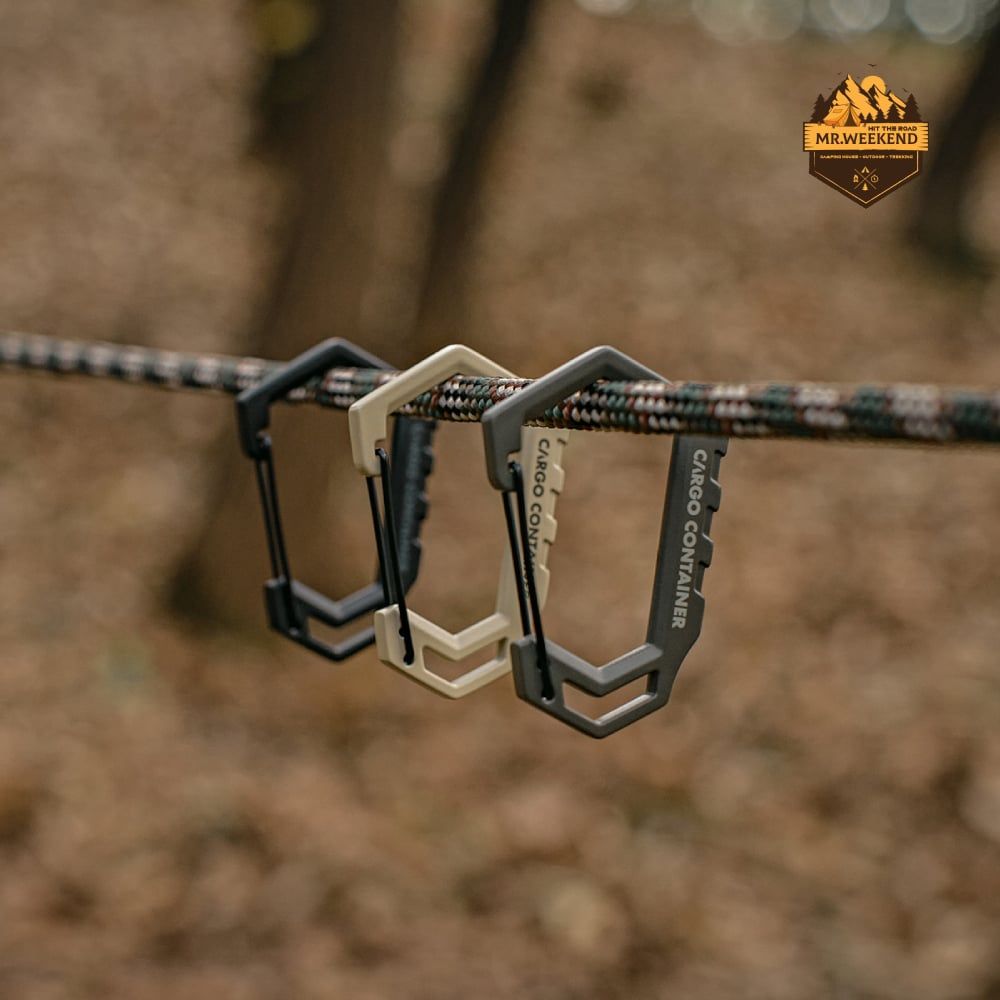 Móc Khóa Chữ D Cargo Container Hard Karabiner D (Size M / L)