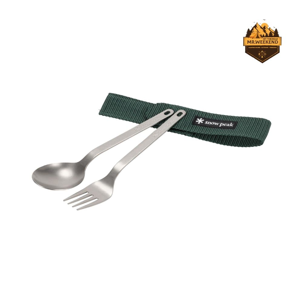 Bộ Muỗng Nĩa Titanium Snow Peak Whopper Weapon Set SCT-002