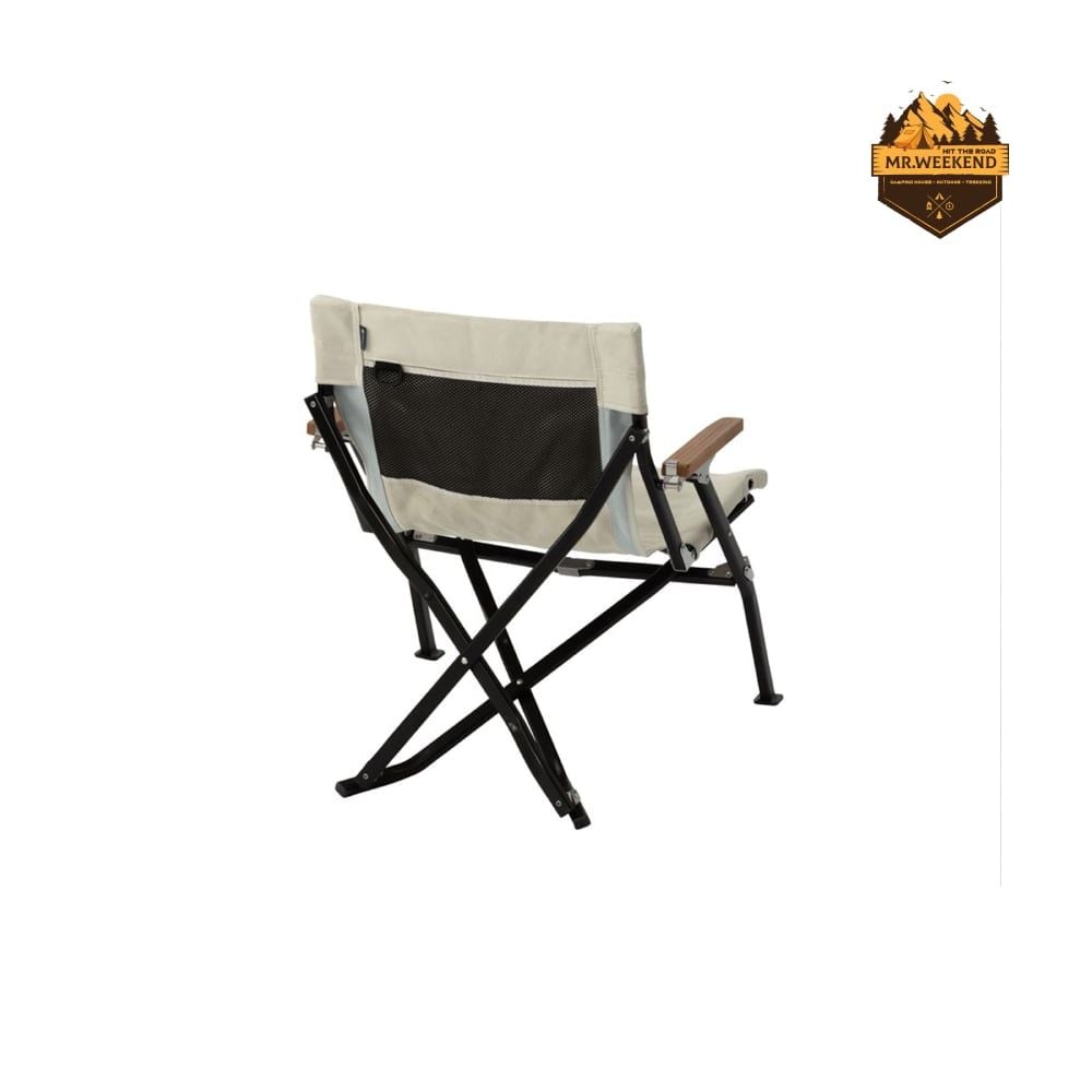 Ghế Dã Ngoại Snow Peak Low Chair Short Ivory LV-093IV