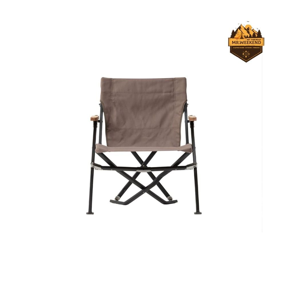 Ghế Cắm Trại Snow Peak Low Chair Short Grey LV-093GY
