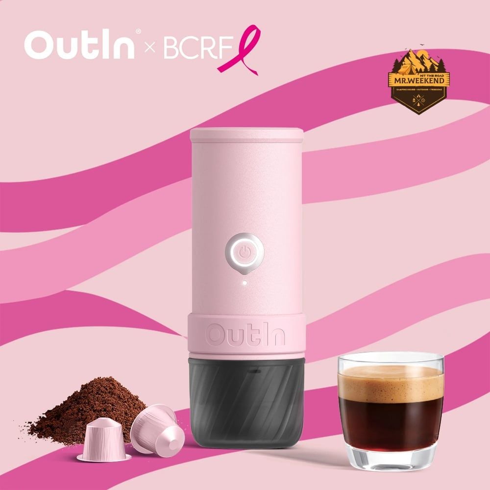 Máy Pha Cà Phê OutIn Mino Portable Espresso Machine (Rose Clay) X BCRF