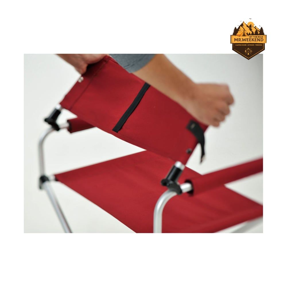 Ghế Gấp Dã Ngoại Snow Peak FD Chair Wide RD LV-077RD (Màu Đỏ)