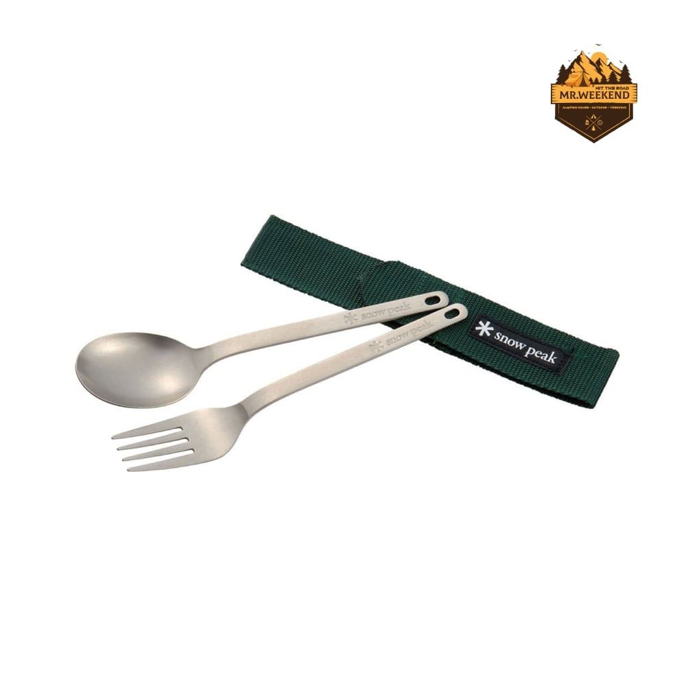 Bộ Muỗng Nĩa Titanium Snow Peak Whopper Weapon Set SCT-002