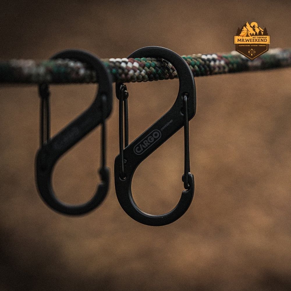 Móc Khóa Chữ S Cargo Container Hard Karabiner (Size M / L)