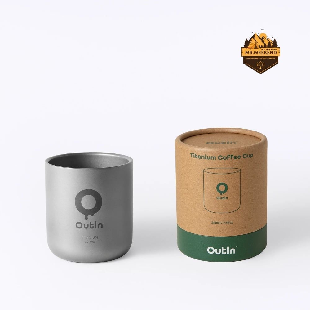 Ly Giữ Nhiệt Outin Titanium Coffee Cup - Hàng Nhập Khẩu Chính Hãng