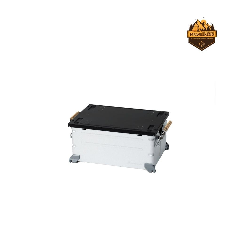 Nắp Kệ Thùng Snow Peak Shelf Container Lid Rack 25 Black FES-045-BK