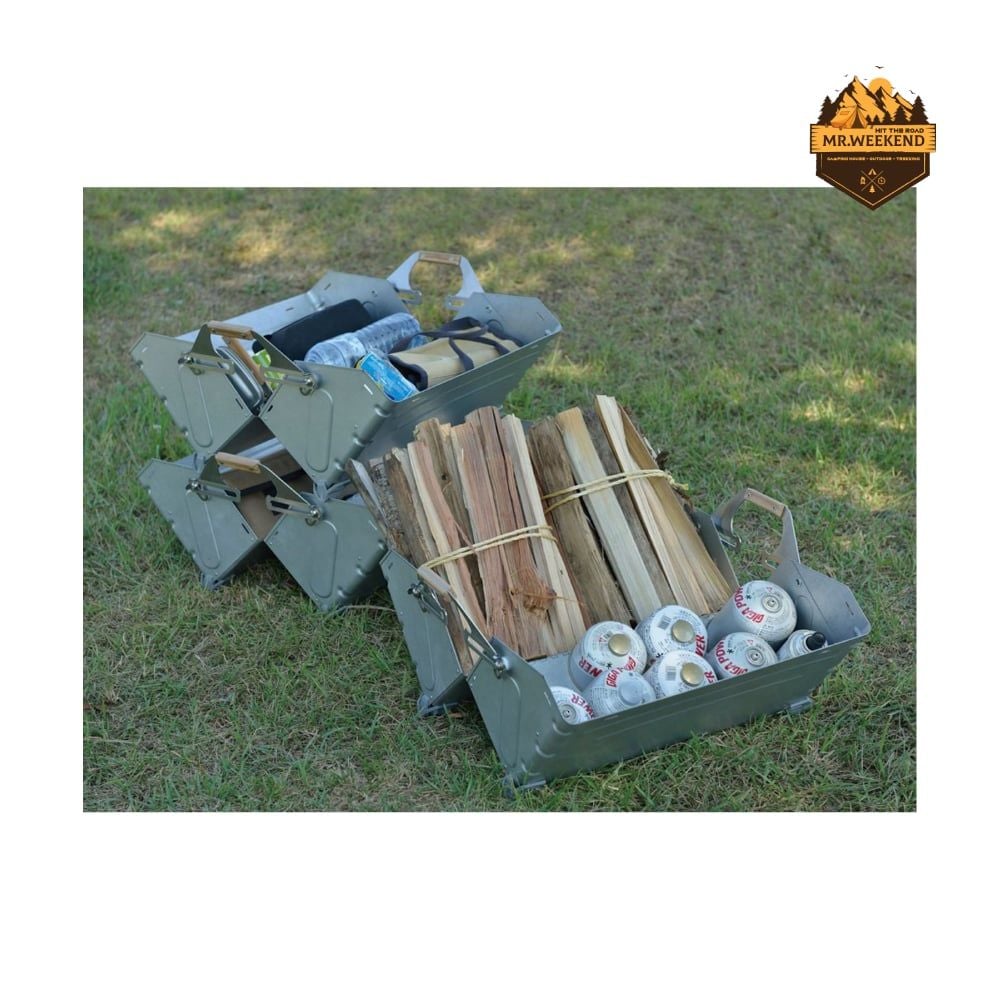 Thùng Thép Dã Ngoại Snow Peak Shelf Container 25 (UG-025G)