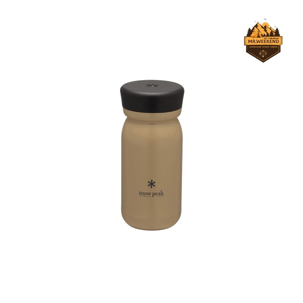 Bình Giữ Nhiệt Dã Ngoại Snow Peak Stainless Vacuum Bottle Type M350 Sand (TW-351-SN)