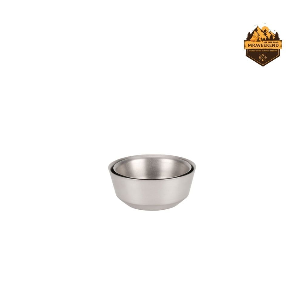 Chén Titanium 2 Lớp Cách Nhiệt Snow Peak Double Bowl 600 (TW-241)