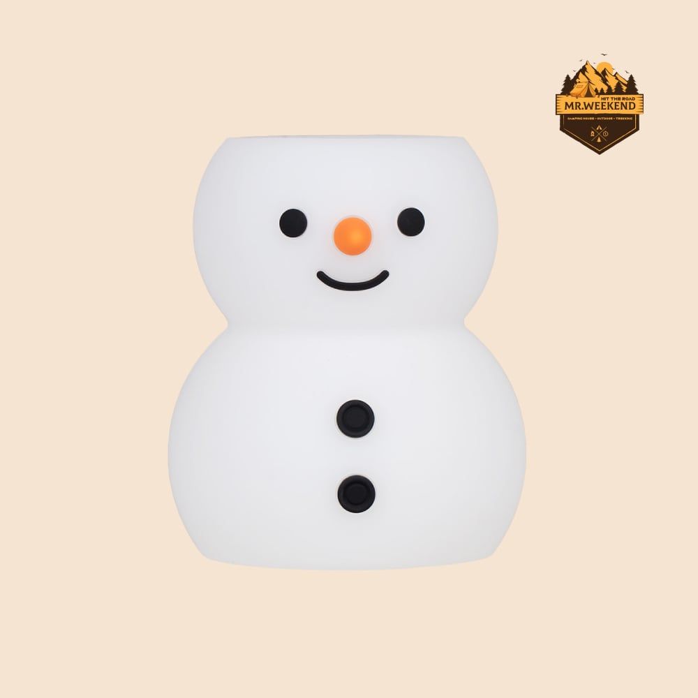 Chụp Đèn Người Tuyết Cargo Container Snowman Shade Decor