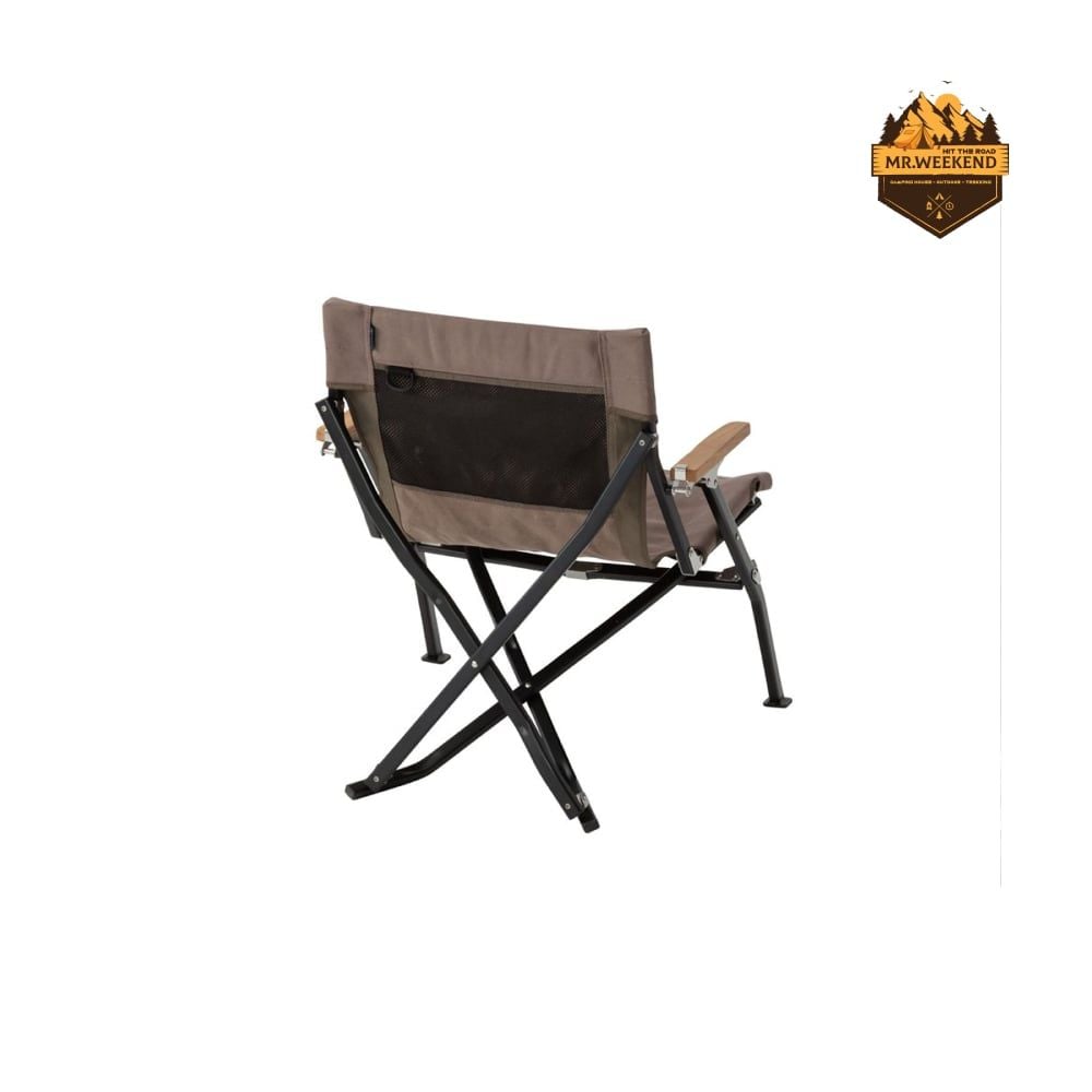 Ghế Cắm Trại Snow Peak Low Chair Short Grey LV-093GY