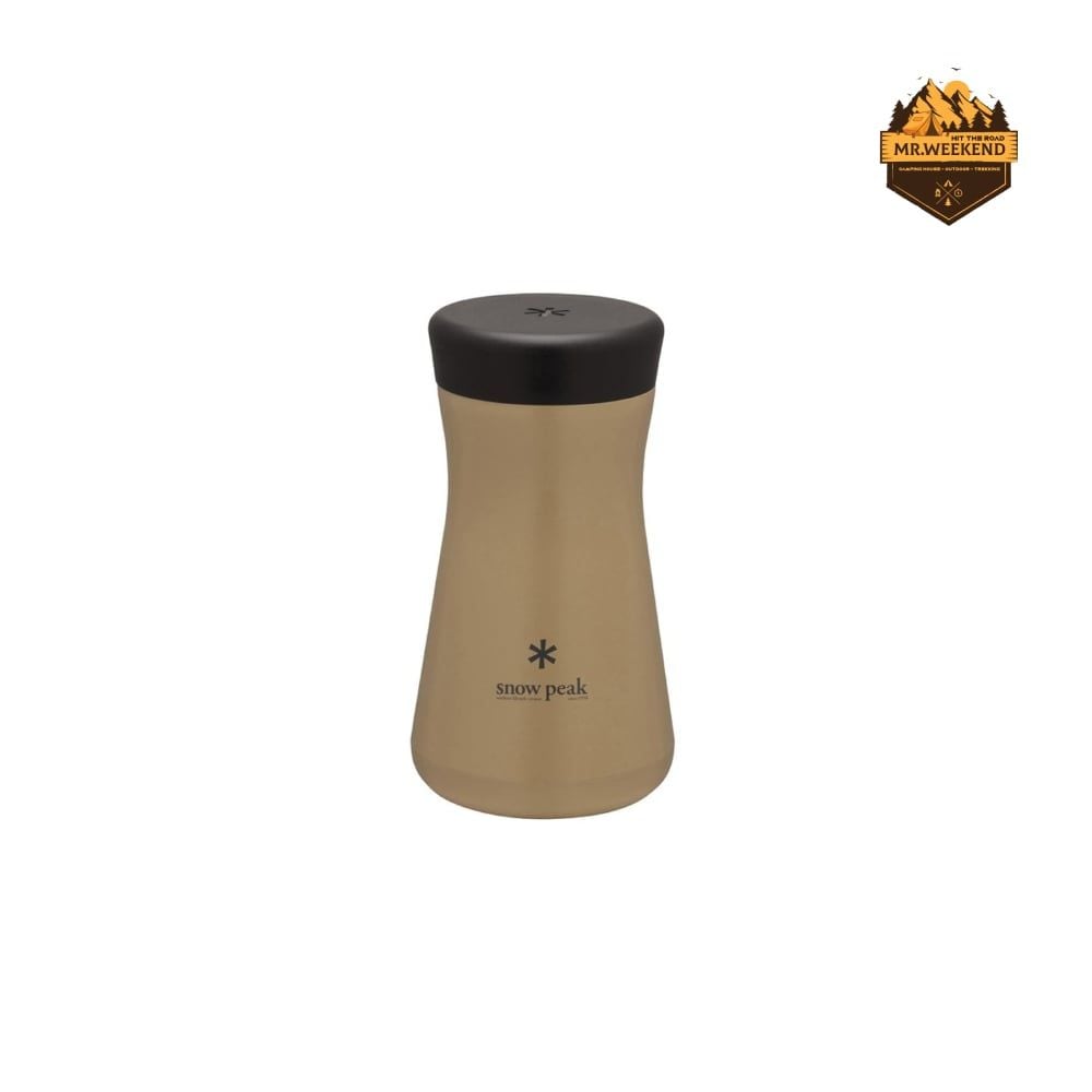 Bình Giữ Nhiệt Dã Ngoại Snow Peak Stainless Vacuum Bottle Type T350 Sand (TW-350-SN)