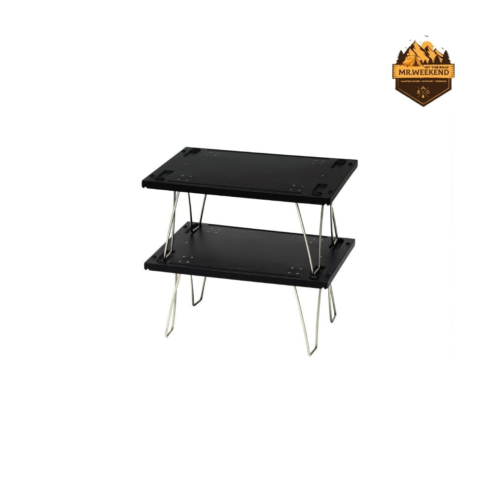 Nắp Kệ Thùng Snow Peak Shelf Container Lid Rack 25 Black FES-045-BK
