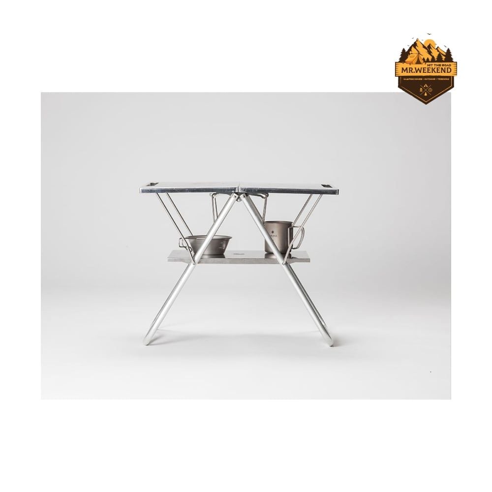 Bàn Inox Chịu Nhiệt Dã Ngoại Snow Peak TAKIBI My Table LV-039