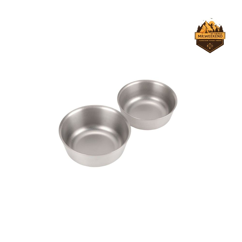 Chén Titanium 2 Lớp Cách Nhiệt Snow Peak Double Bowl 400 (TW-240)