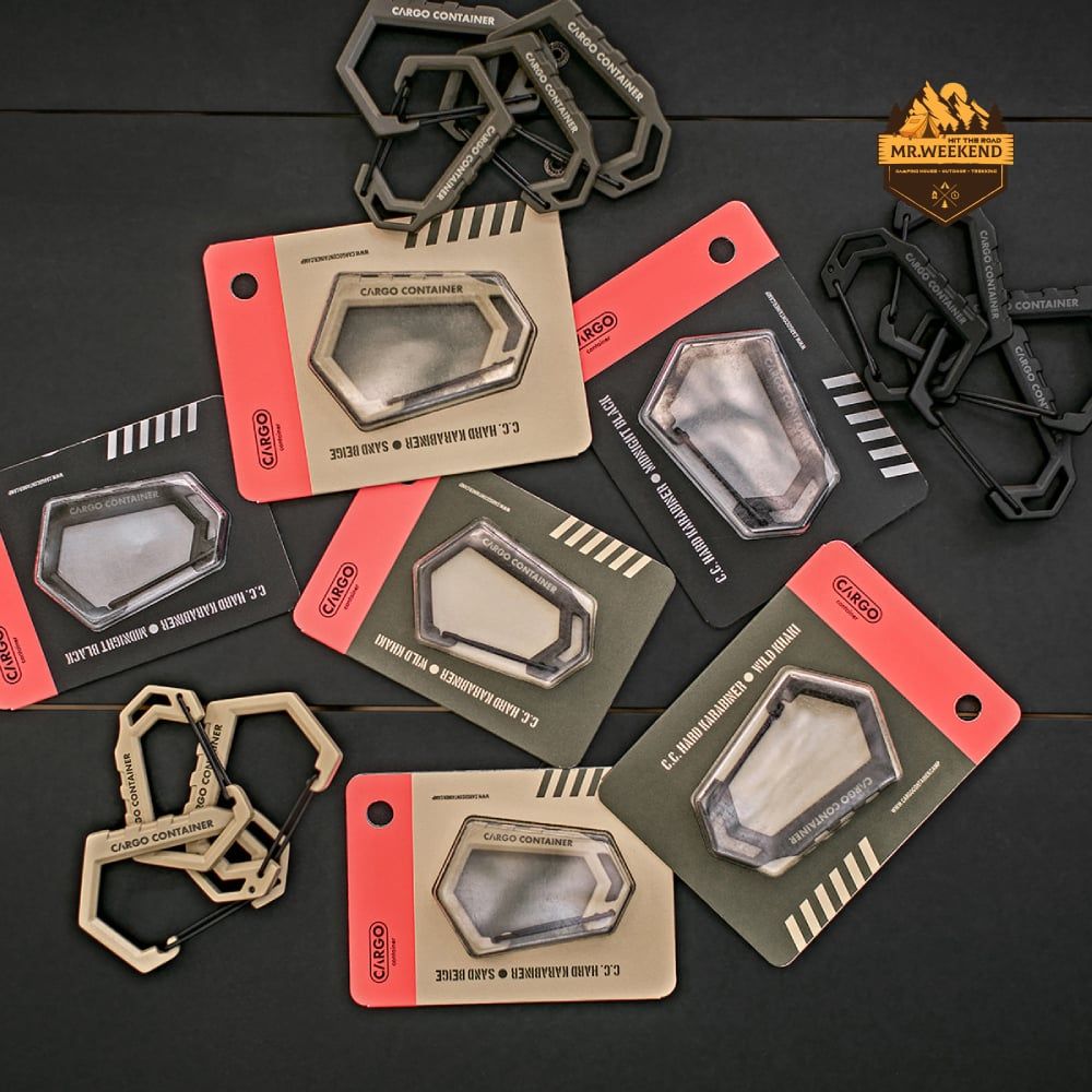 Móc Khóa Chữ D Cargo Container Hard Karabiner D (Size M / L)