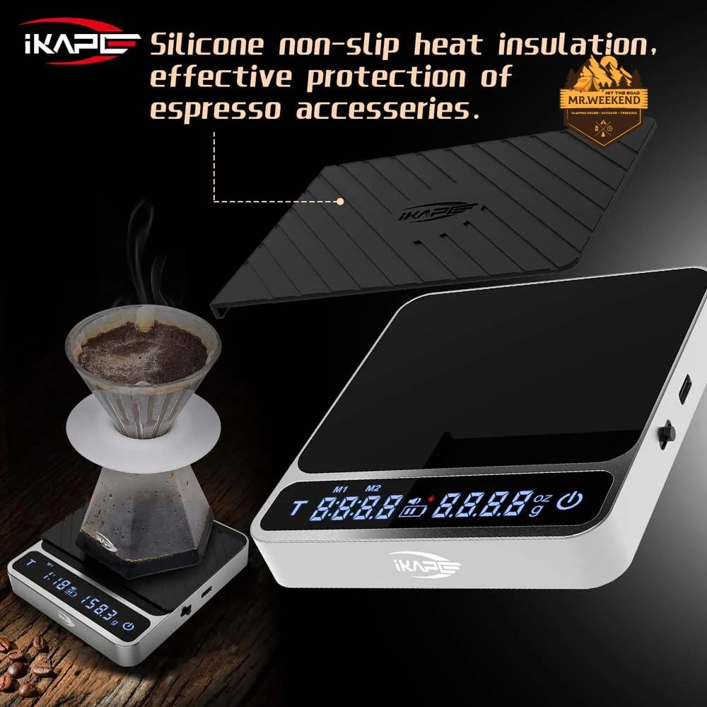 Cân điện tử IKAPE Coffee Electronic Scale V2 for Drip coffee, Espresso