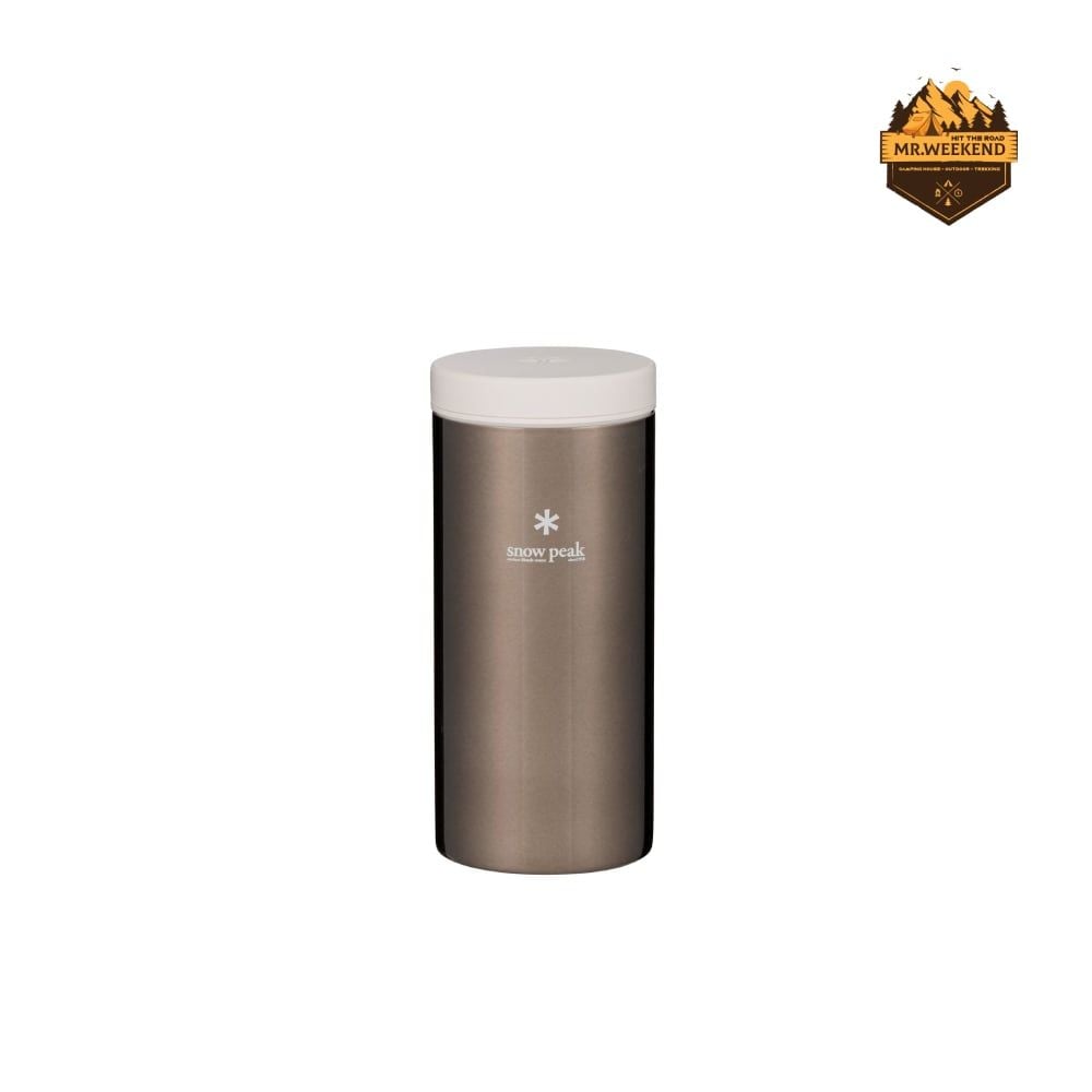 Bình Giữ Nhiệt Dã Ngoại Snow Peak System Bottle 350ml Dark Silver (TW-070R-DS)