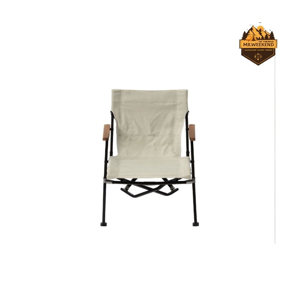 Ghế Dã Ngoại Snow Peak Low Chair Short Ivory LV-093IV