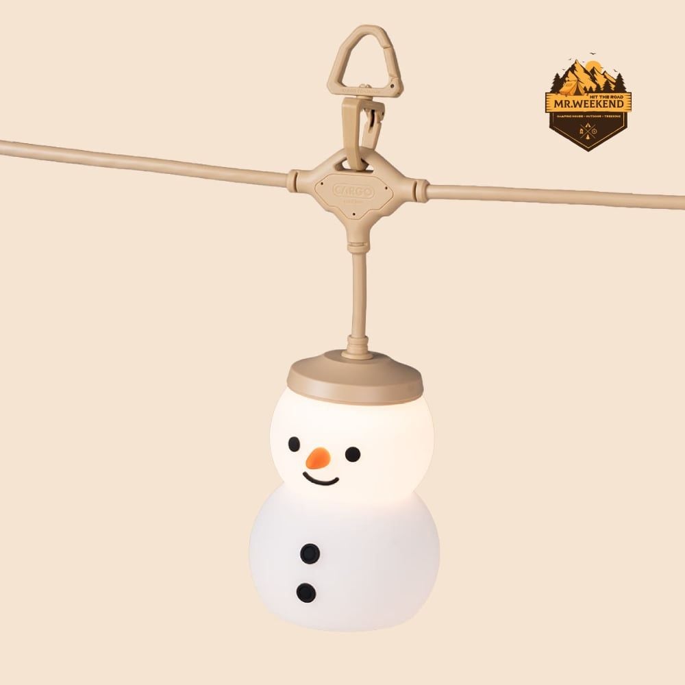 Chụp Đèn Người Tuyết Cargo Container Snowman Shade Decor