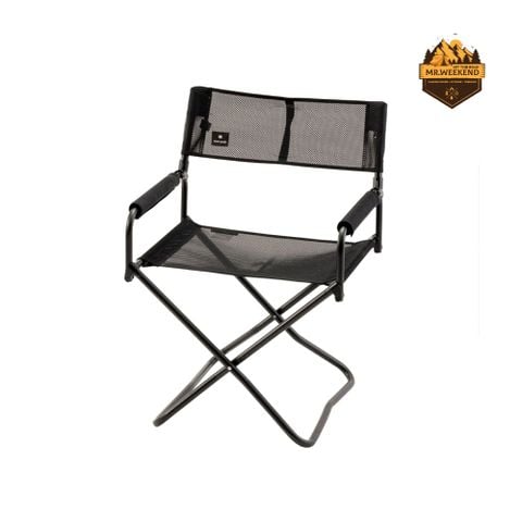Ghế Lưới Dã Ngoại Snow Peak Mesh FD Chair Black LV-077M-BK