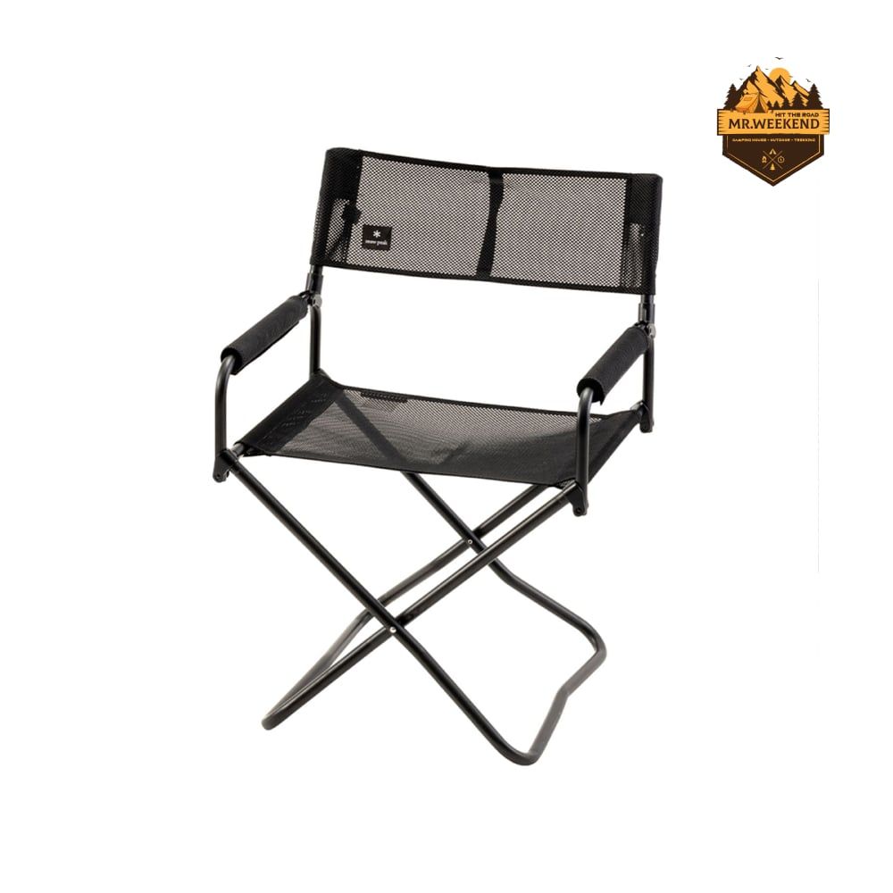 Ghế Lưới Dã Ngoại Snow Peak Mesh FD Chair Black LV-077M-BK