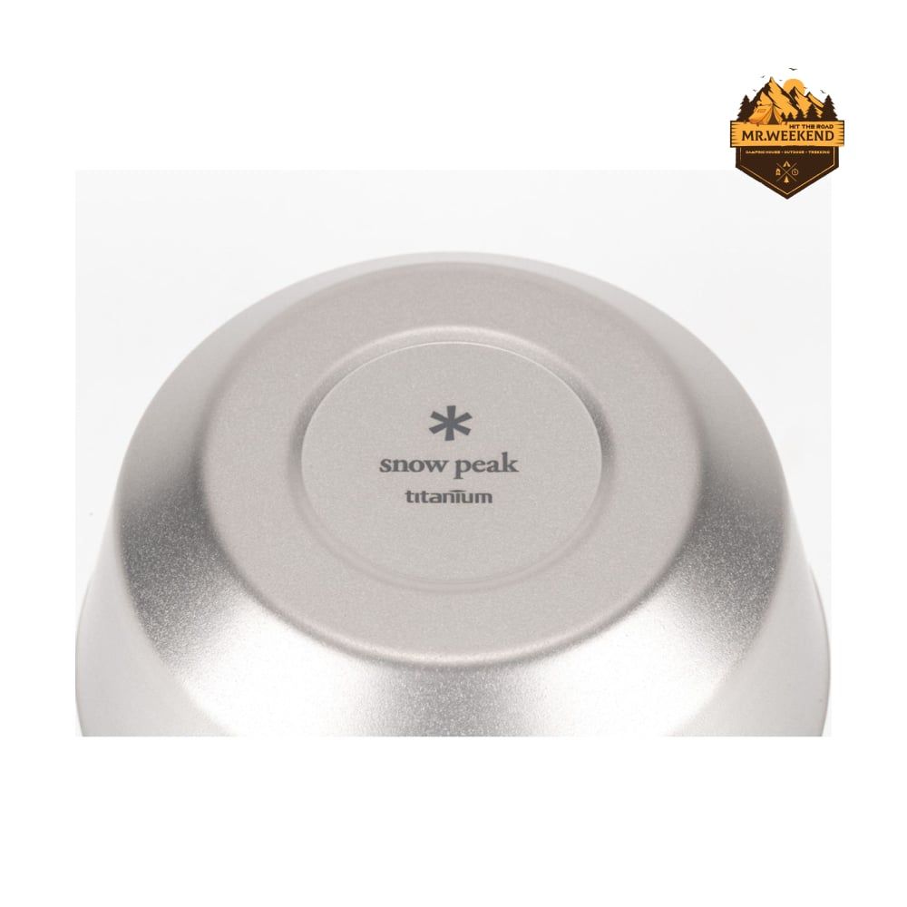 Chén Titanium 2 Lớp Cách Nhiệt Snow Peak Double Bowl 400 (TW-240)