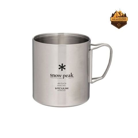 Ly Inox Cách Nhiệt Chân Không Snow Peak Stainless Steel Vacuum Mug 450ml (MG-214)