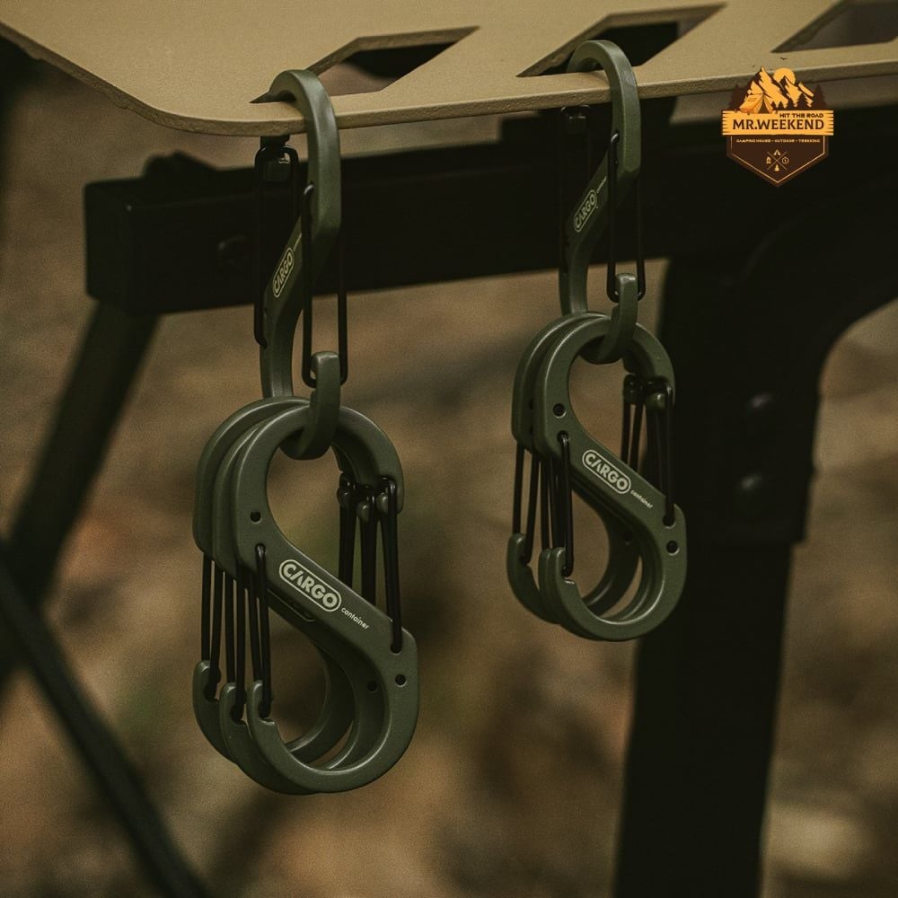 Móc Khóa Chữ S Cargo Container Hard Karabiner (Size M / L)