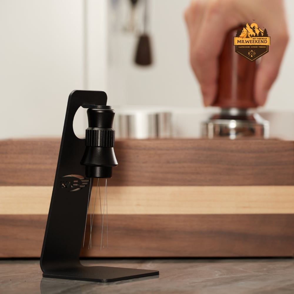 Dụng cụ khuấy bột cà phê IKAPE Espresso WDT Tools, Adjustable Espresso Stirrer for Barista, with Magnetic Stand