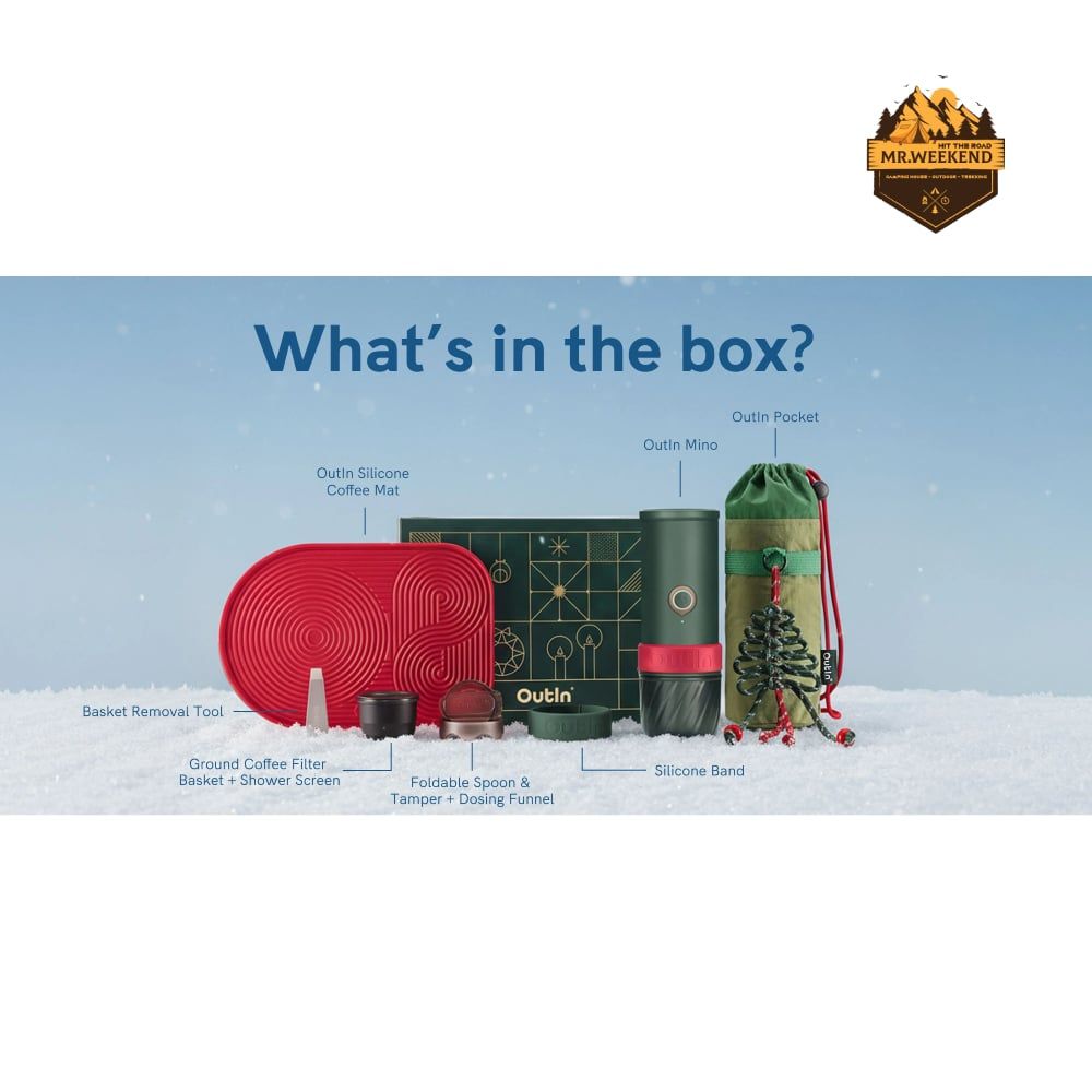 Máy Pha Cà Phê OutIn Mino 2025 Christmas Gift Set
