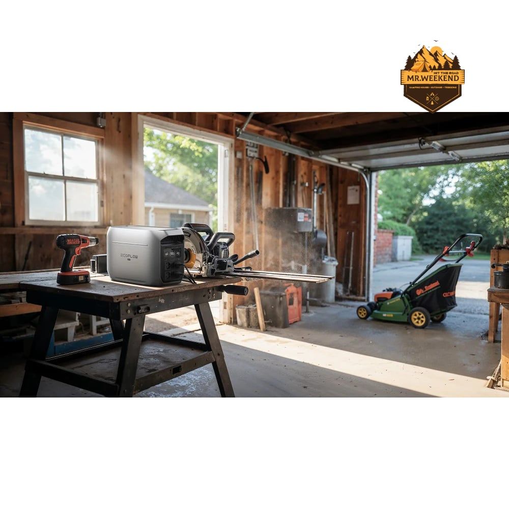 Máy trạm tích điện Ecoflow Delta 3 Max Plus | 2048Wh 3000W - Hàng Chính Hãng