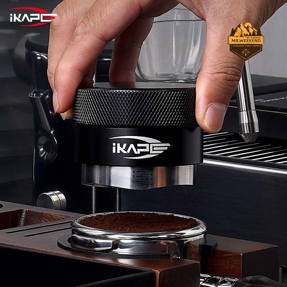 Dụng Cụ Dàn Bột IKAPE Coffee Distributor, Espresso Gravity Distributor (Black)
