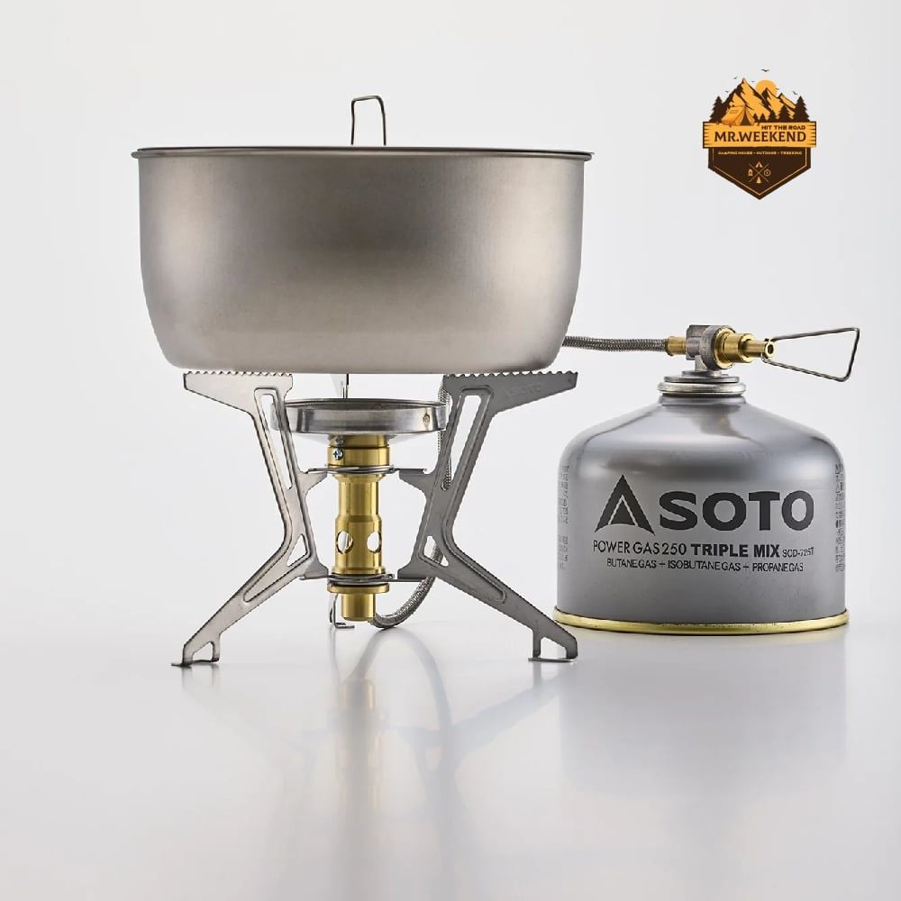 Bếp Gas Dã Ngoại Soto Micro Regulator Stove FUSION Trek, SOD-331