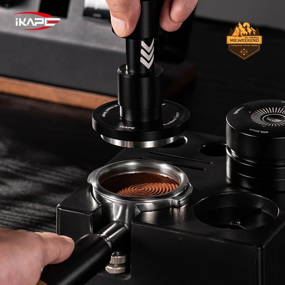 Nén Cà Phê IKAPE V6 Impact Coffee Tamper with Regular Handle