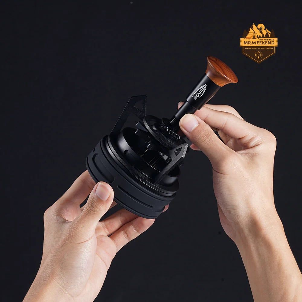 Dụng cụ khấy bột cà phê IKAPE V3 Espresso Rotary Springback WDT Distribution Tool