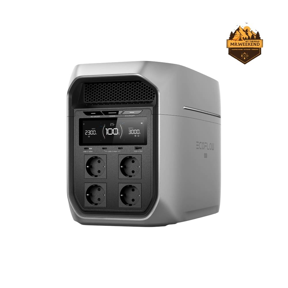 Máy trạm tích điện Ecoflow Delta 3 Max Plus | 2048Wh 3000W - Hàng Chính Hãng