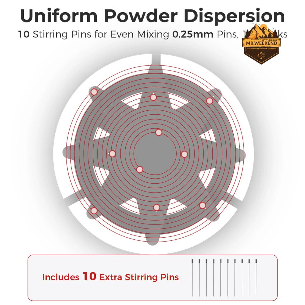 Dụng cụ khấy bột cà phê IKAPE V3 Espresso Rotary Springback WDT Distribution Tool