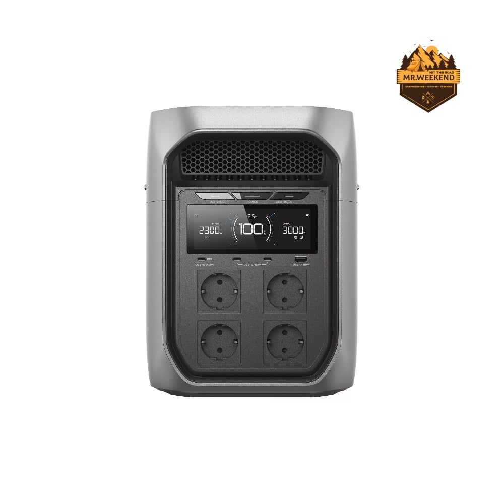 Máy trạm tích điện Ecoflow Delta 3 Max Plus | 2048Wh 3000W - Hàng Chính Hãng